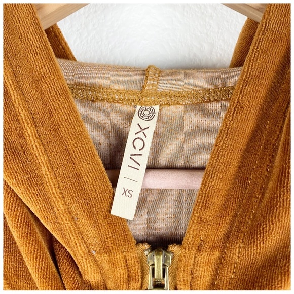 XCVI Demitra Hooded Jacket Golden Topaz Size XS - Picture 10 of 12